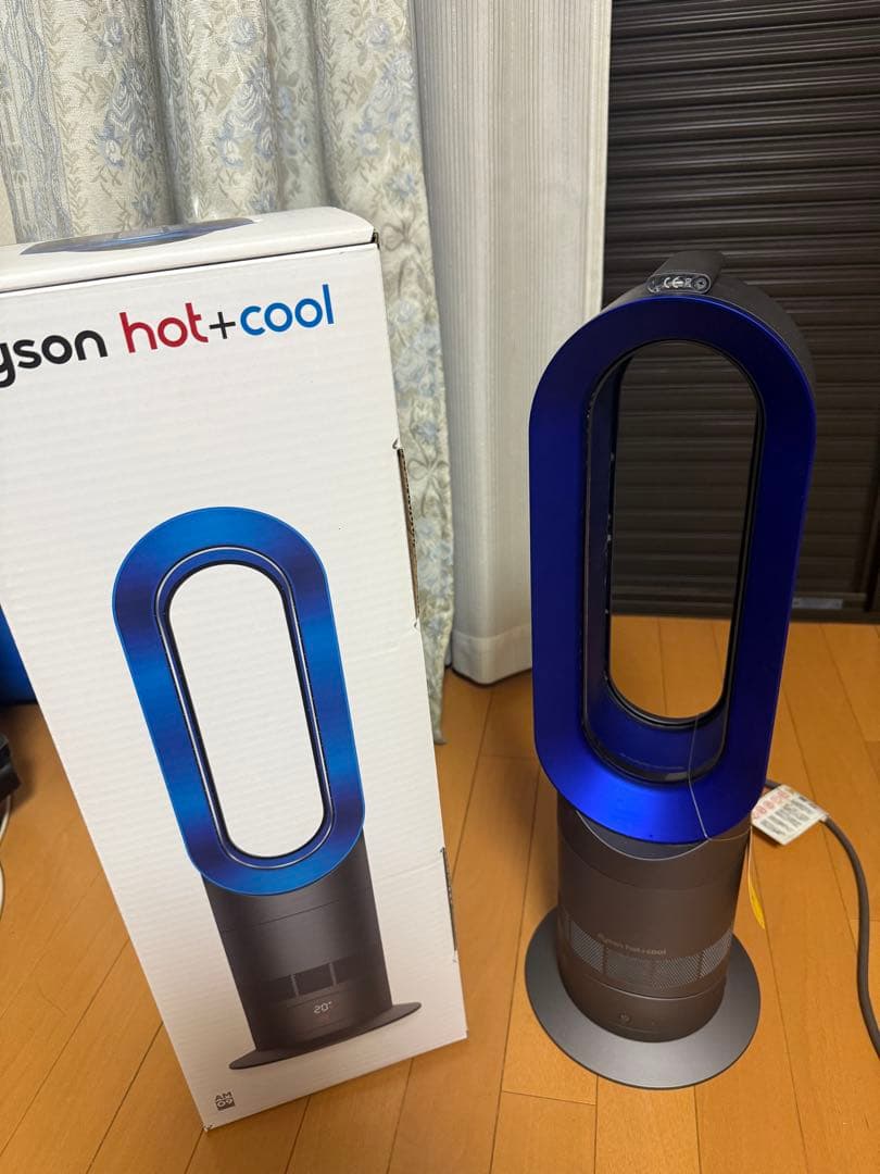 Dyson hot+cool タワー型ファン 青　AM 09