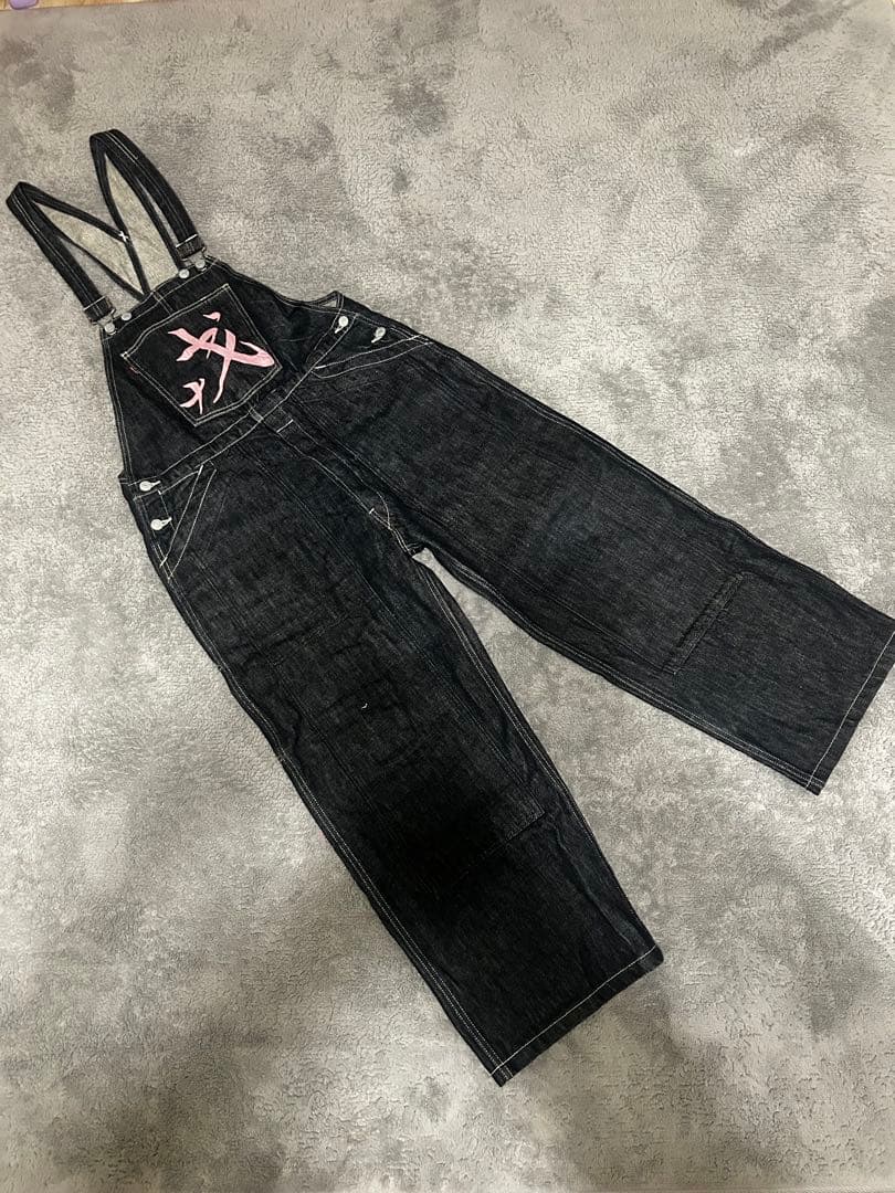 EVISU オーバーオールカモメエビス