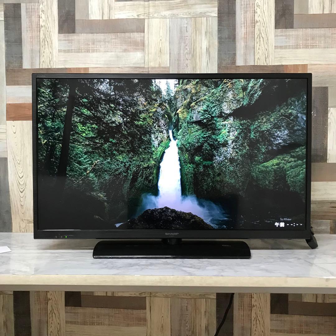 再日受渡❣️全国送料込シャープAQUOS40型液晶テレビ外付けHDD録画対応