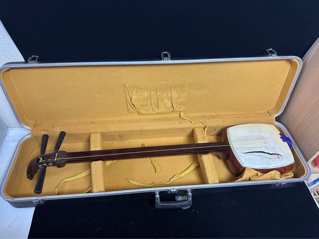 津軽三味線 太棹　紅木　紫檀　 弦楽器