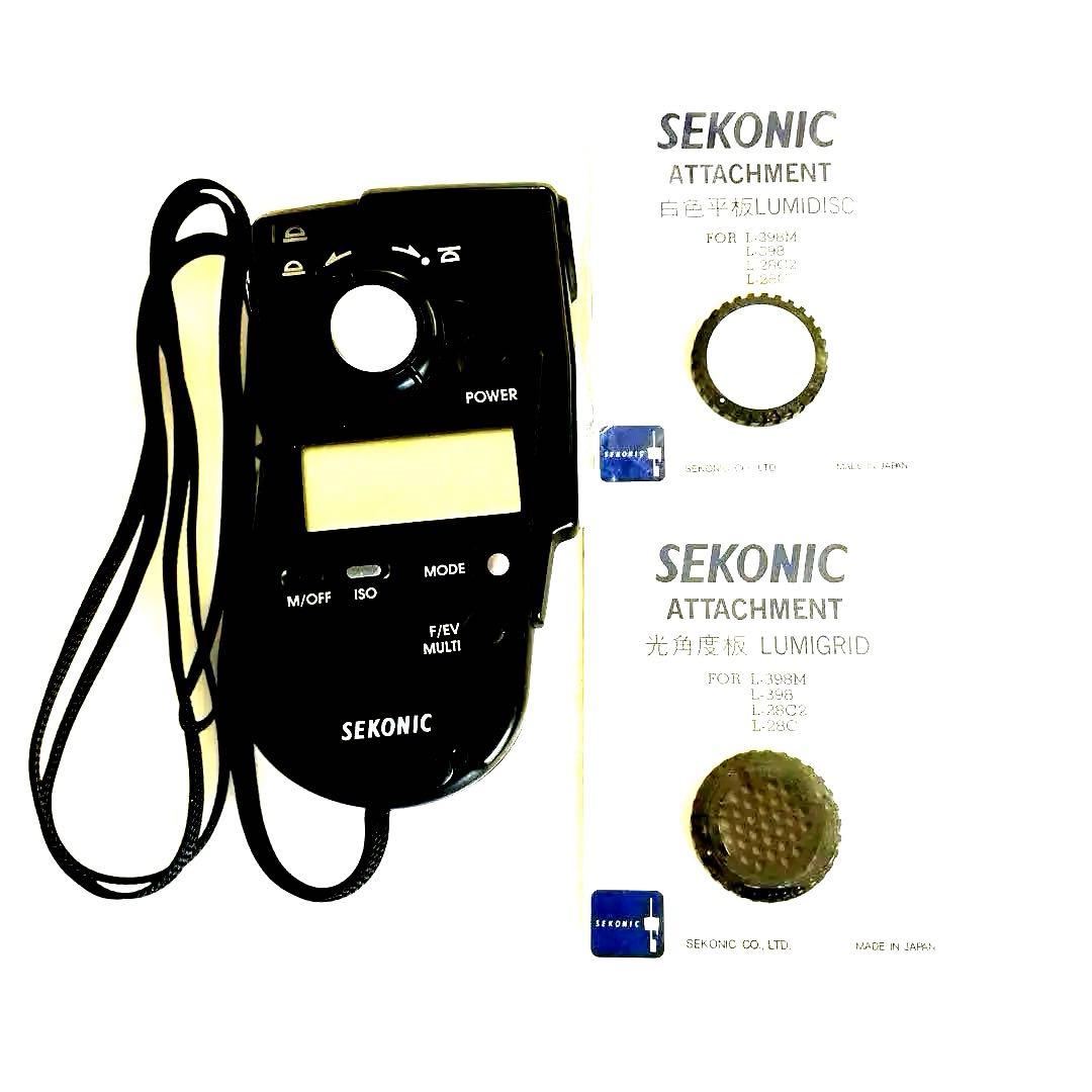 【匿名配送】SEKONIC セコニック L-408 露出計 光角度板　白色平板