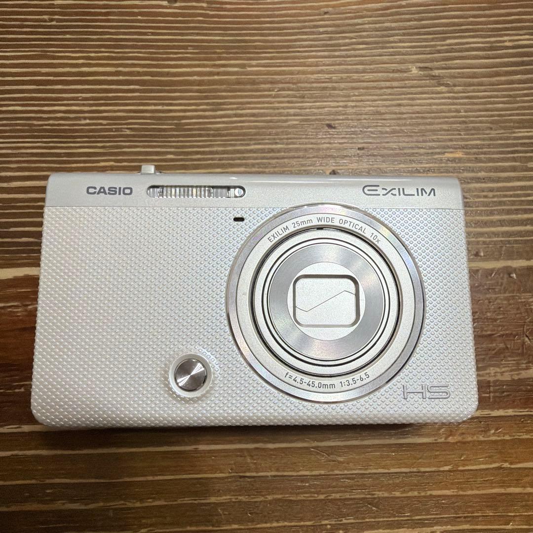 h*♡様 CASIO EXILIM ホワイト コンパクトデジタルカメラ