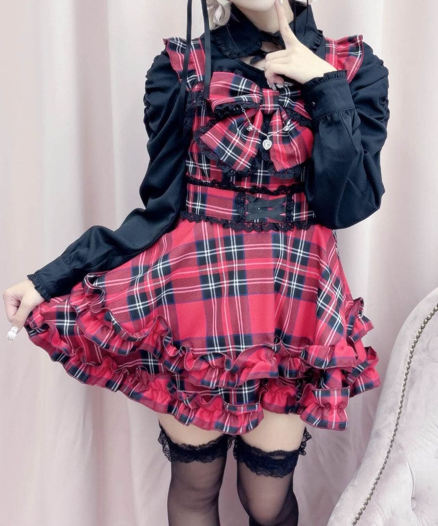 MARS Princess Melody チェック DOLLY キャミワンピース