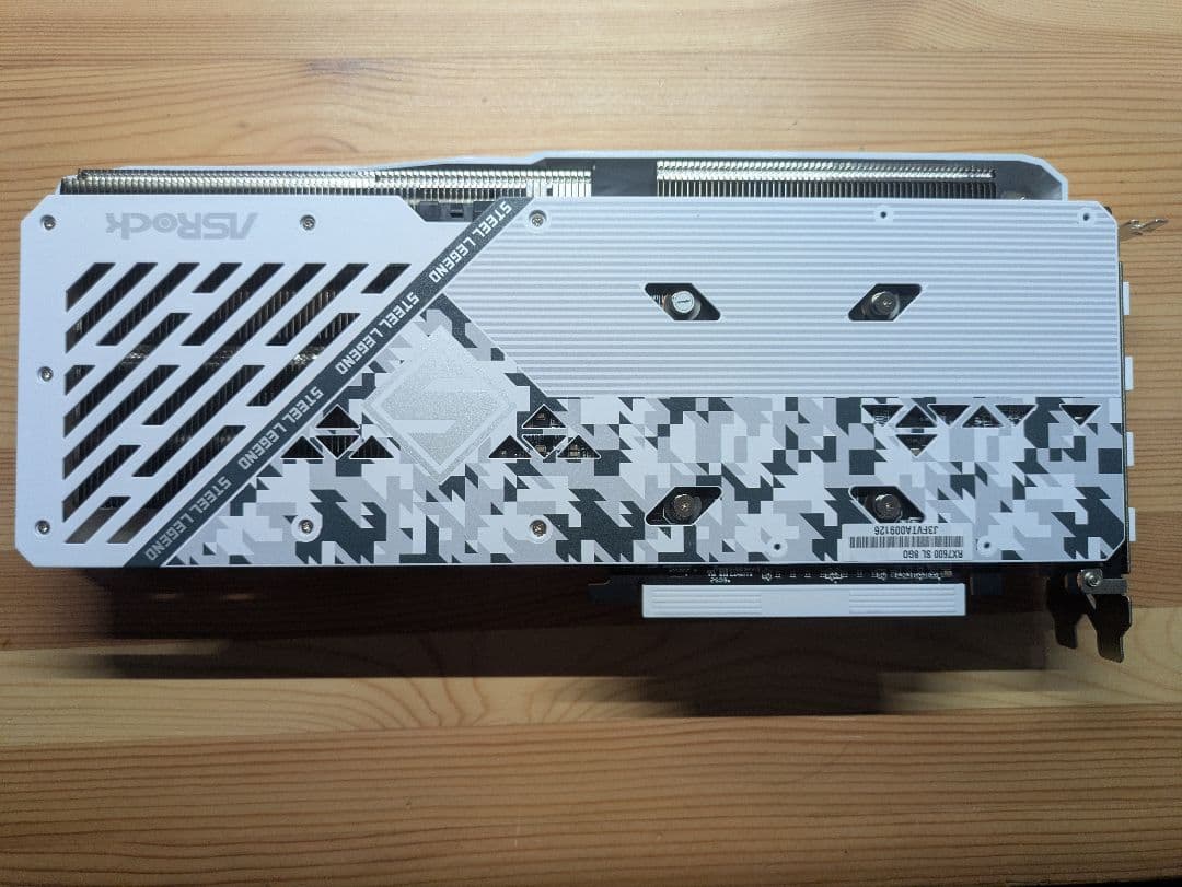 グラフィックボード・グラボ・ビデオカード ASRock Radeon RX7600 Steel Legend 8GB OC