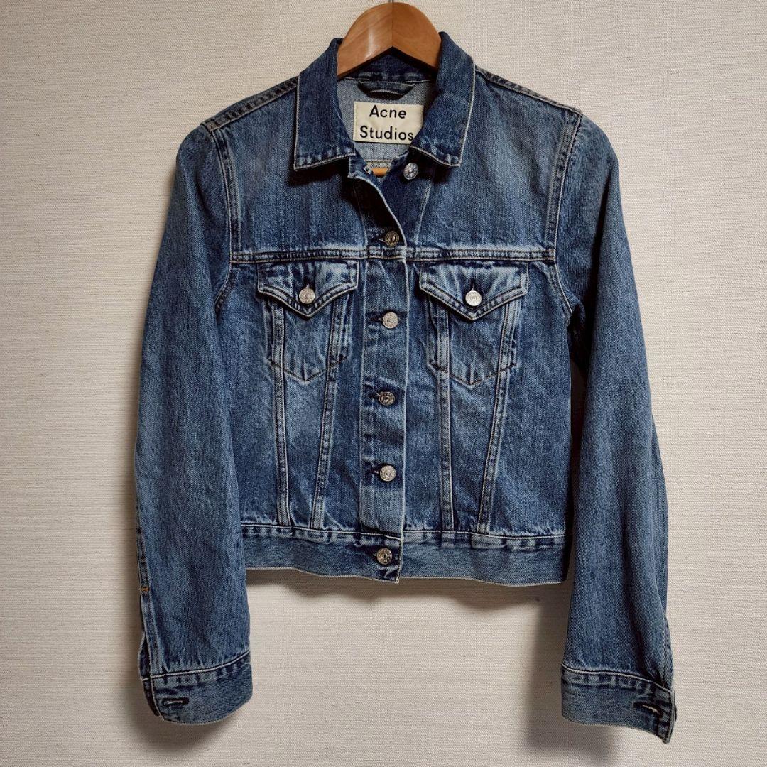 アクネストゥディオズ デニムジャケット Gジャン 羽織 34 カジュアル
