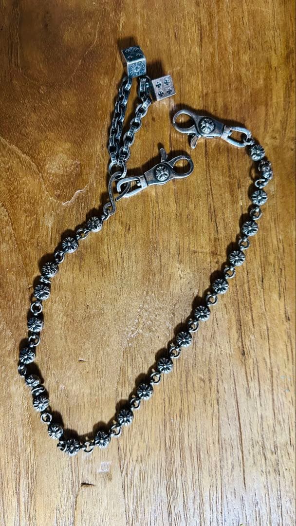 【極美品】ノーブランド シルバー925ウォレットチェーン