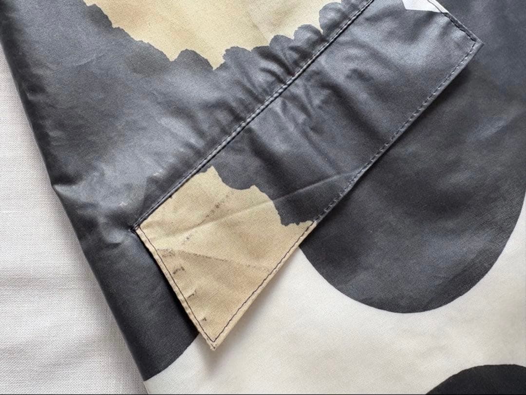 マリメッコ ウニッコ 黒 白 カーキ レインコート