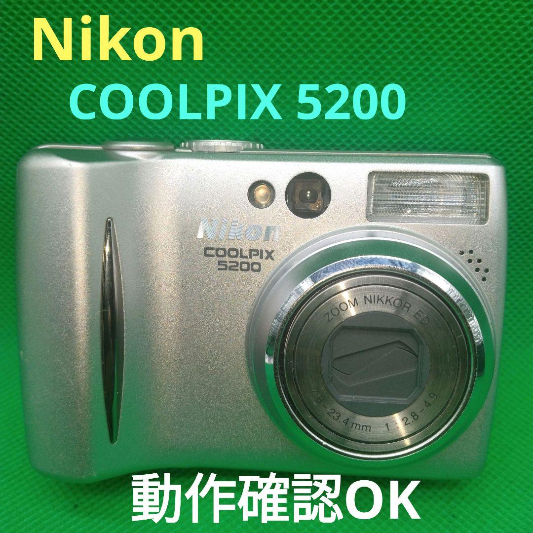 N28-01【動作確認OK・美品】Nikon ニコンCOOLPIX 5200