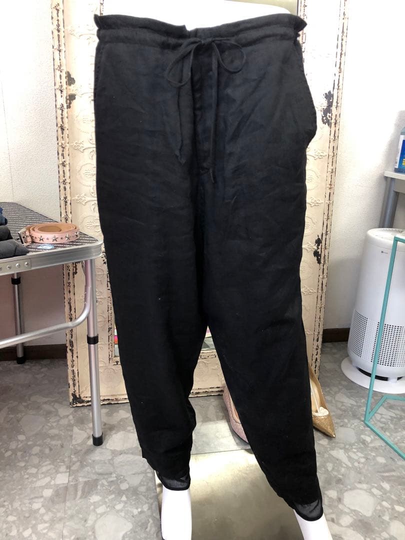 新品未使用タグ付き Y's ワイズ ブラック サルエルパンツ　M