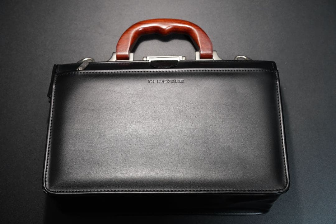 LEVANTO ダレスバッグ 日本製ビジネスバッグ 木製ハンドル