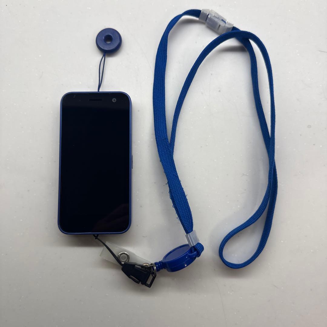 docomo KY-41C ブルー 携帯電話本体