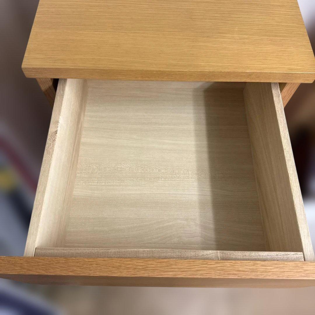 ★無印良品　オーク材チェスト4段　タンス　引出し　MUJI
