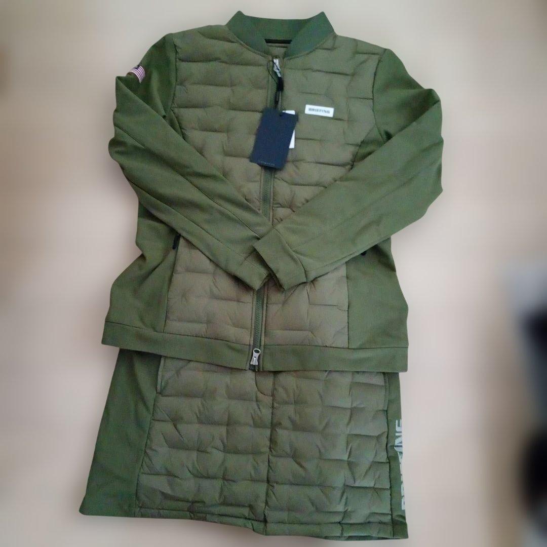 本日までのお値下！ブリーフィングハイブリッドダウンレディースセットアップサイズM