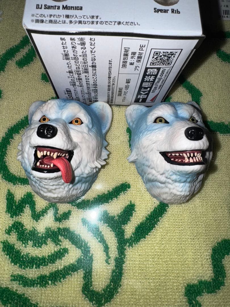 最終　一番くじ マンウィズ H賞 フェイスマグネット　ジャンケン　サンタモニカ