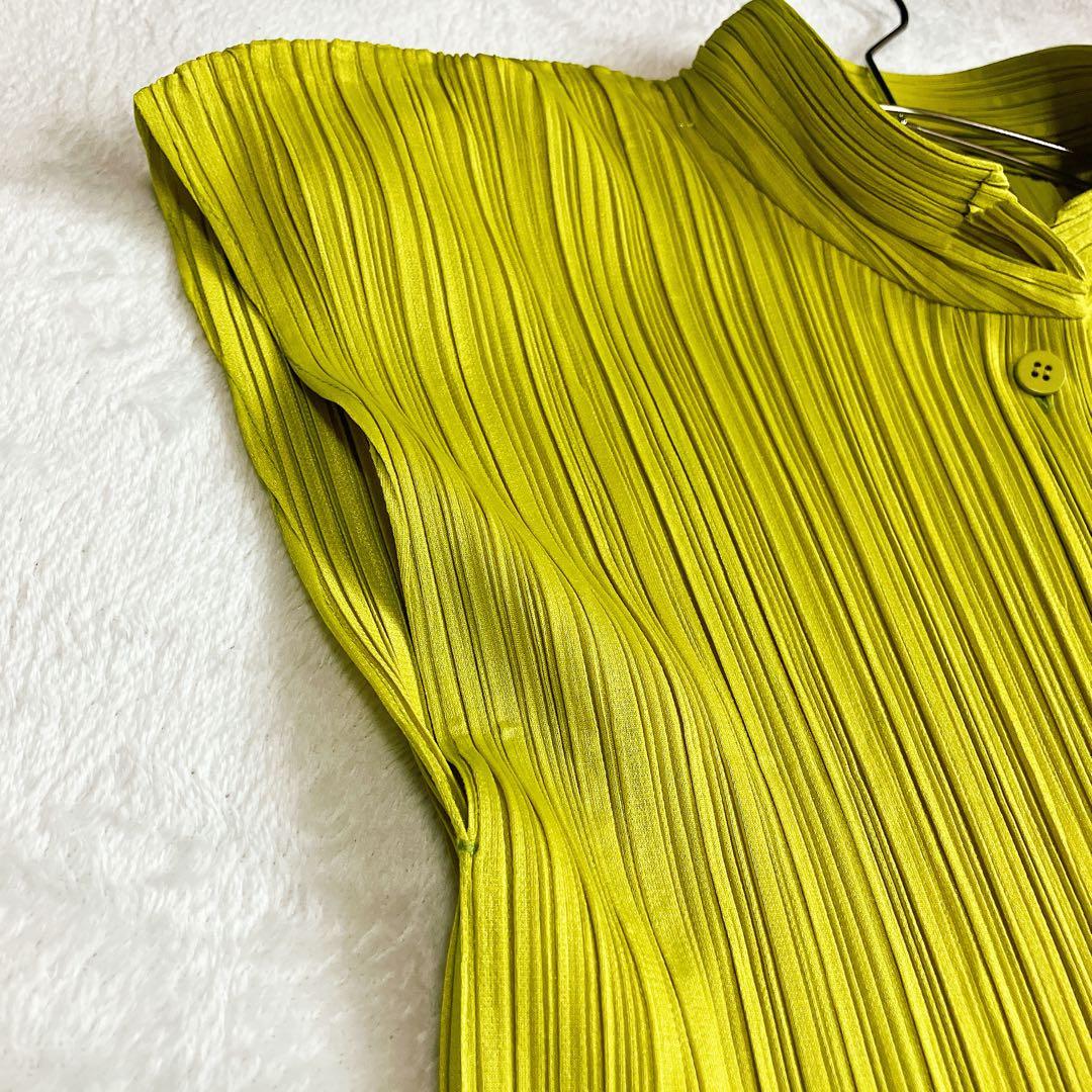 プリーツプリーズ イッセイミヤケ★フレンチスリーブ チュニック シャツワンピース