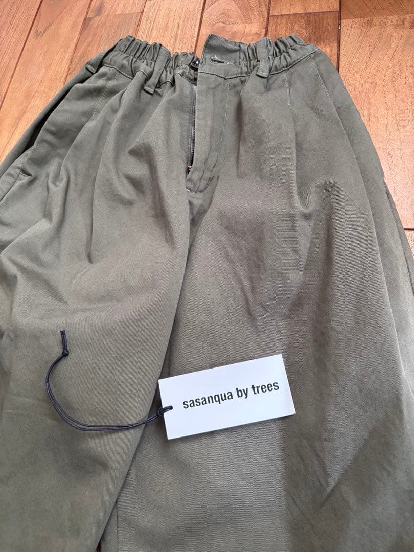 新品サザンカバイツリーズ カーキ バナナトラウザー Size1