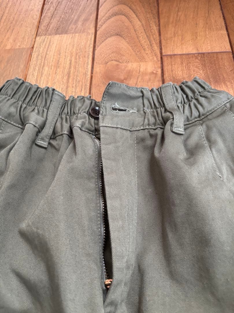 新品サザンカバイツリーズ カーキ バナナトラウザー Size1