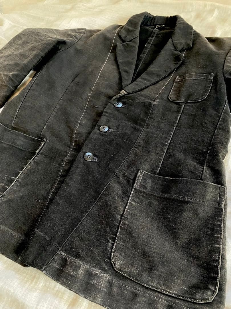 40's ブラックモールスキン　テーラードタイプ