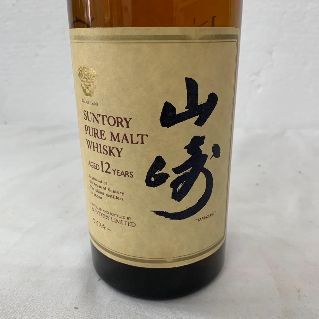 SUNTORY サントリー山崎12年　ピュアモルトウイスキー750ml 43%