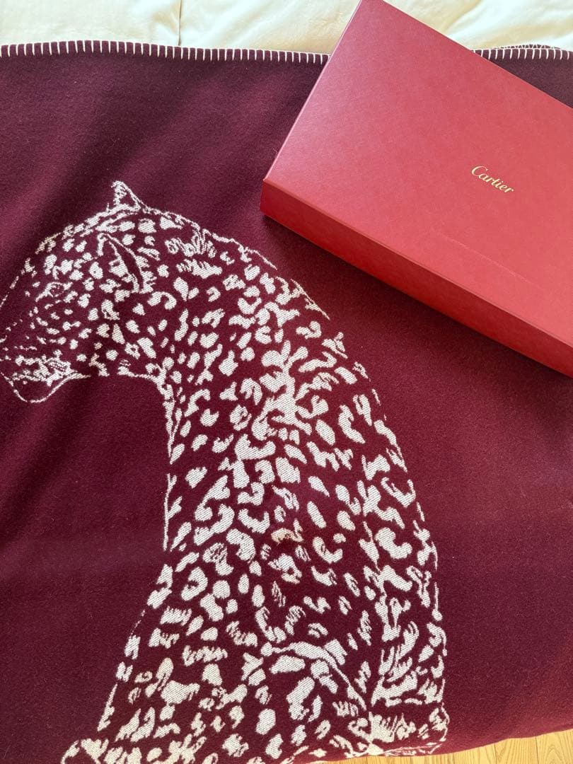 新品未使用 カルティエ ブランケット 非売品 ノベルティ