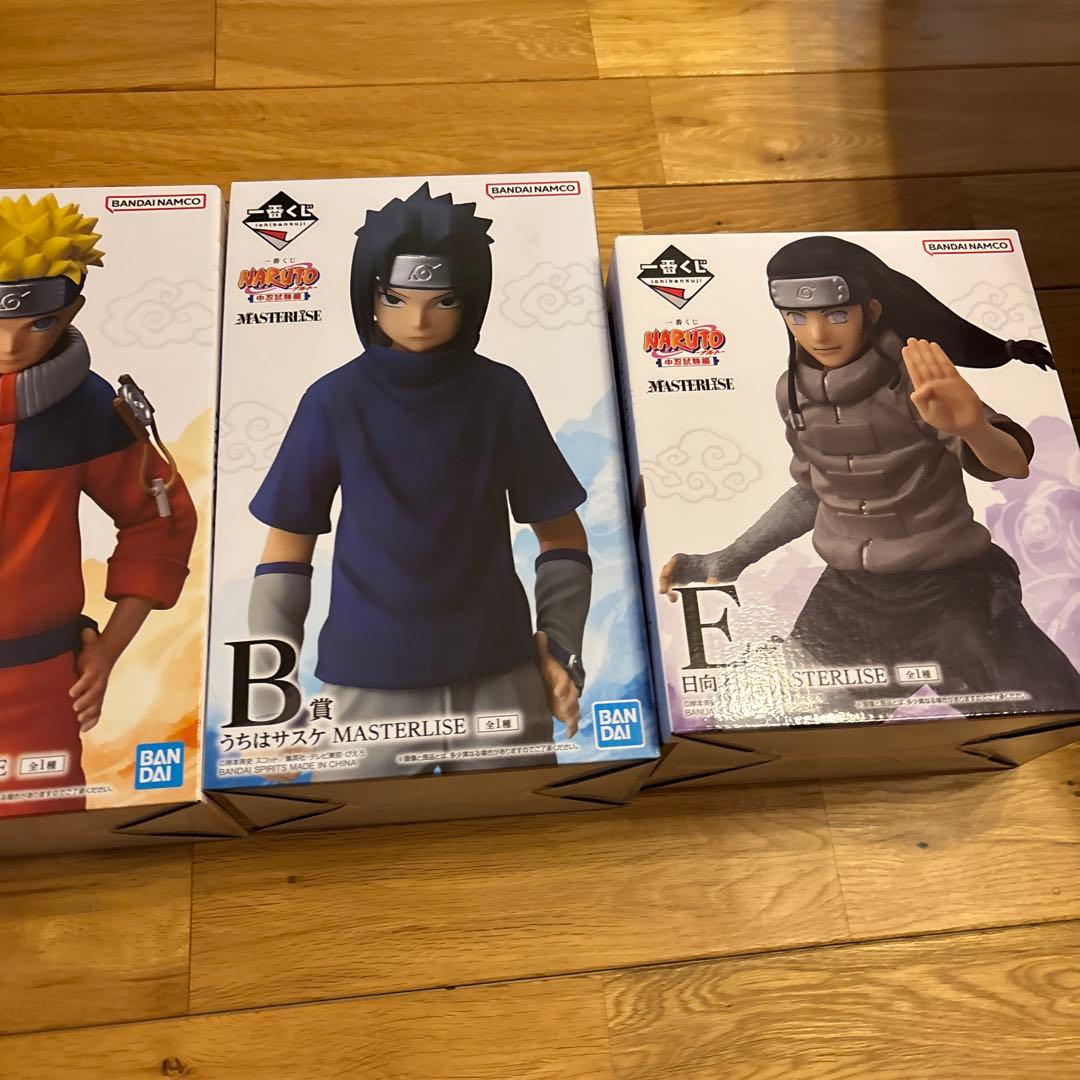 一番くじナルト　シカマル　ナルト　サスケ　ネジ