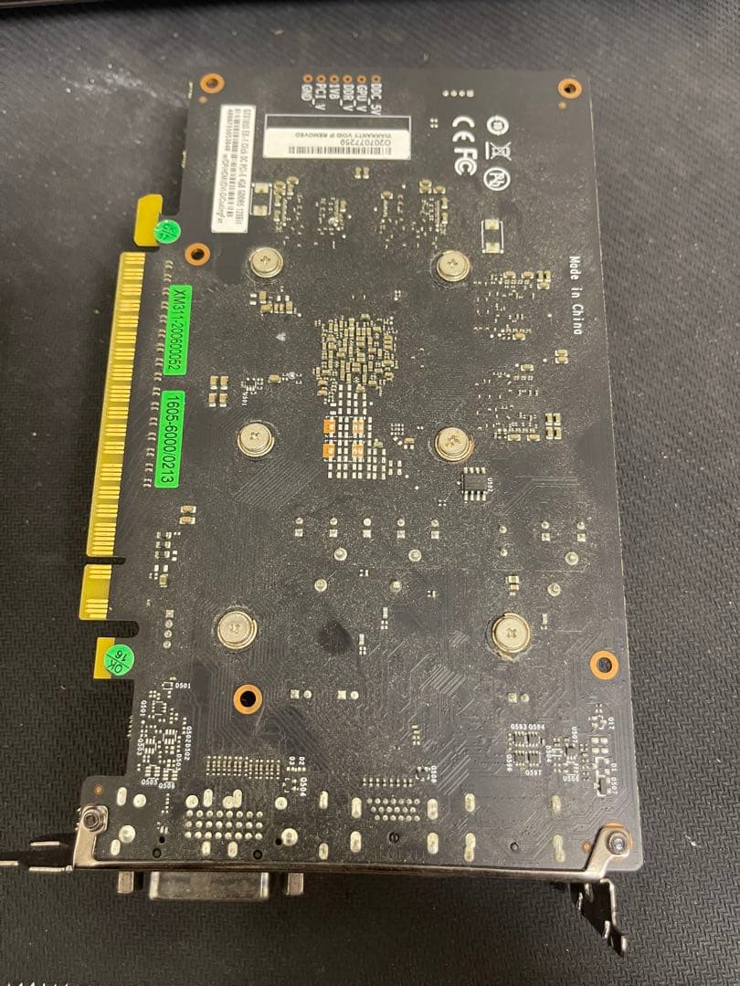 NVIDIAGeForce GTX1650グラフィックボード GDDR6 4GB