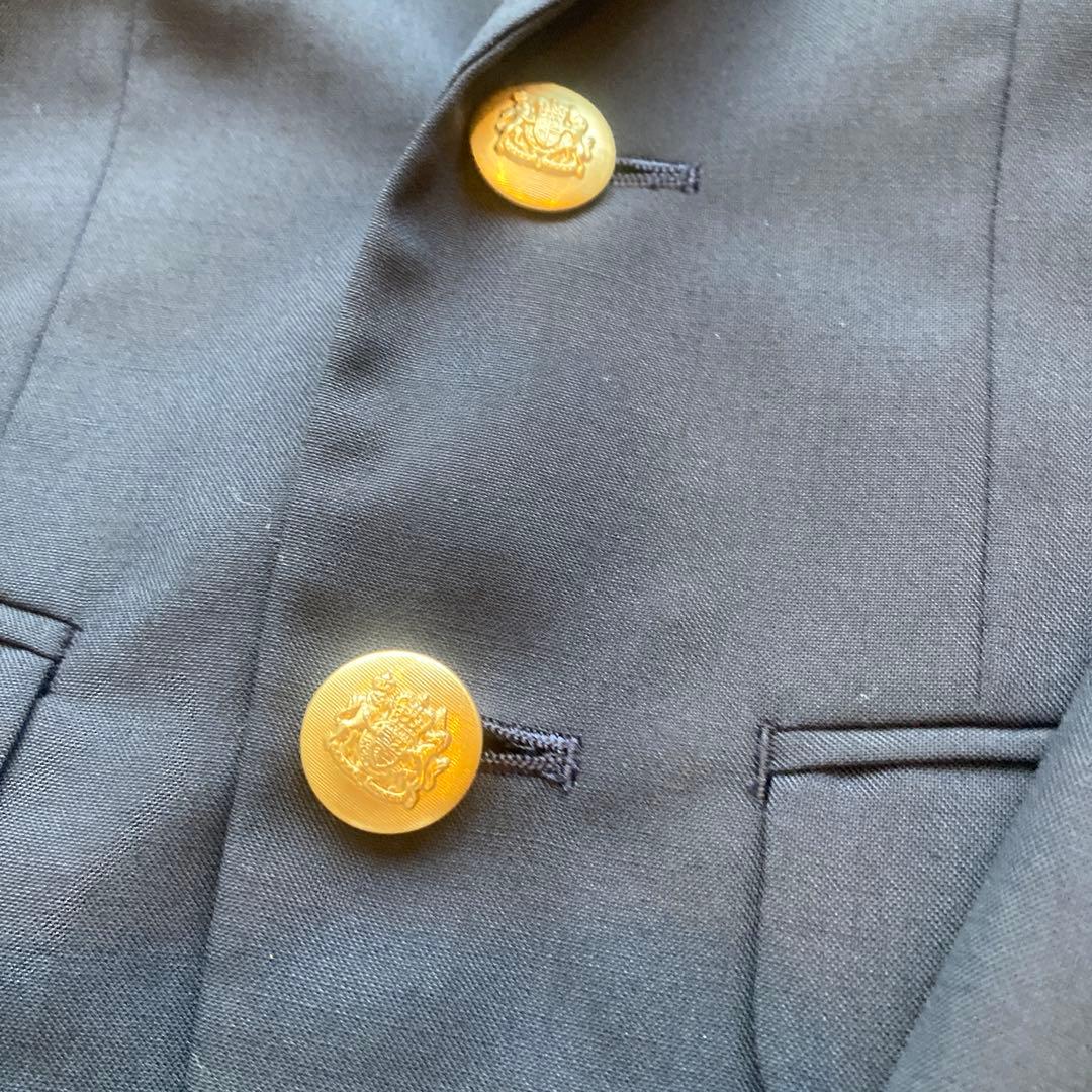 極美品！ネイビー スーツ フォーマル金ボタン付き