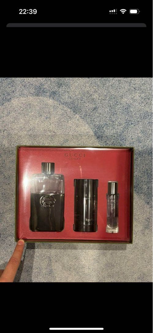 「レティ」 GUCCI グッチギルティプールオム3点セット