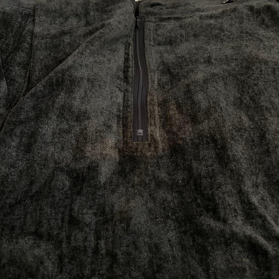 SHARE SPIRIT シェアスピリット　サルエルパンツ　ベロア　リネン　緑