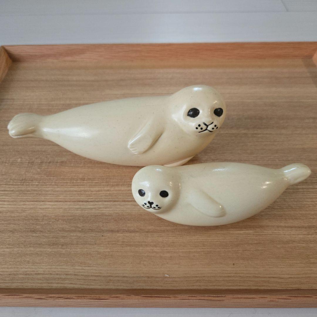 【美品】LISA LARSON リサ・ラーソン アザラシ SMセット