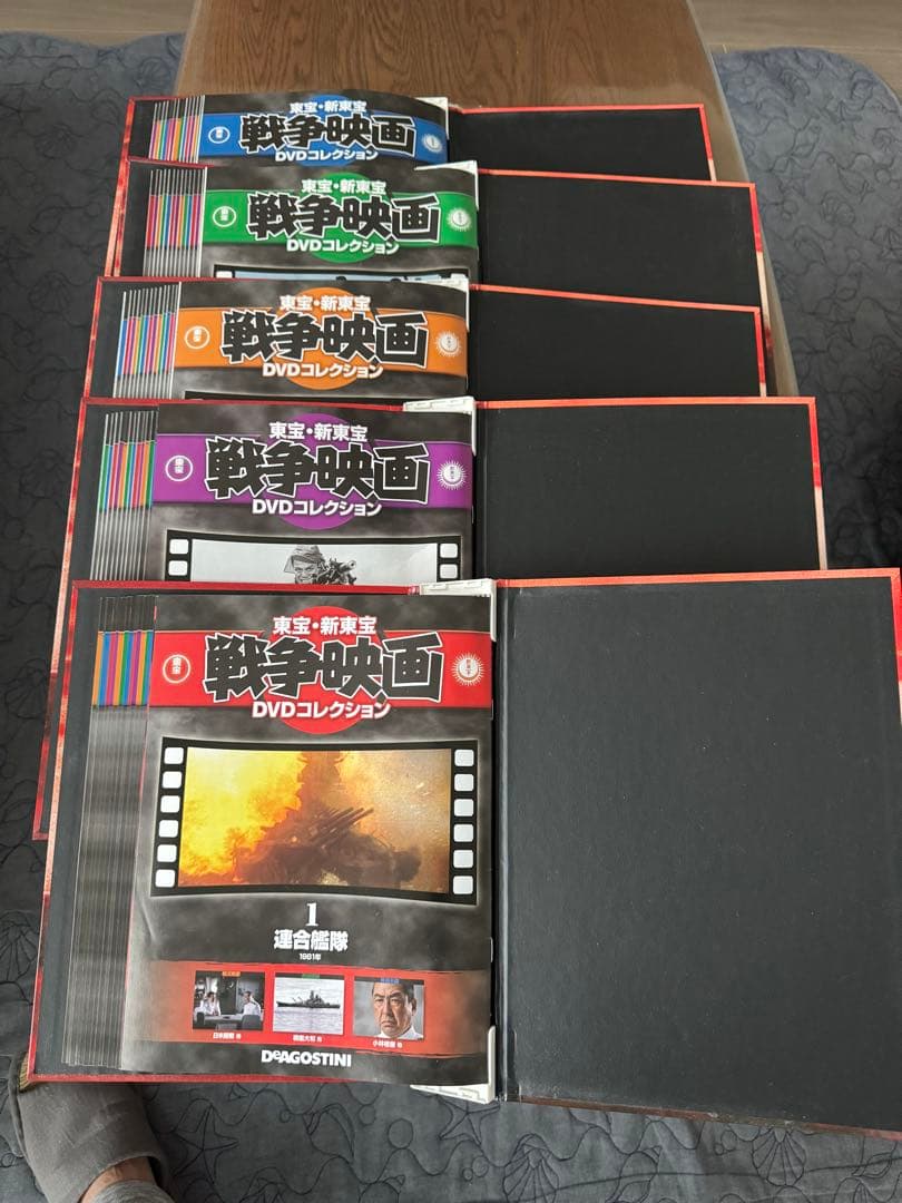 東宝・新東宝　戦争映画DVDコレクション 全70巻　全冊子（バインダー5冊）付き