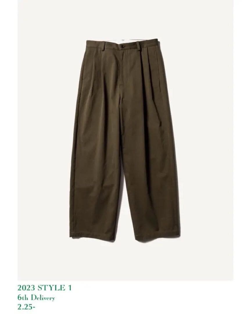 アプレッセChino Trousers (23SAP-04-15H)OLIVE