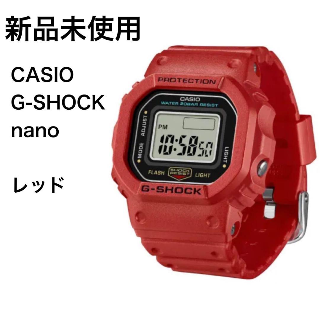 新品　CASIO G-SHOCK DWN-5600-4JR レッドリングウォッチ