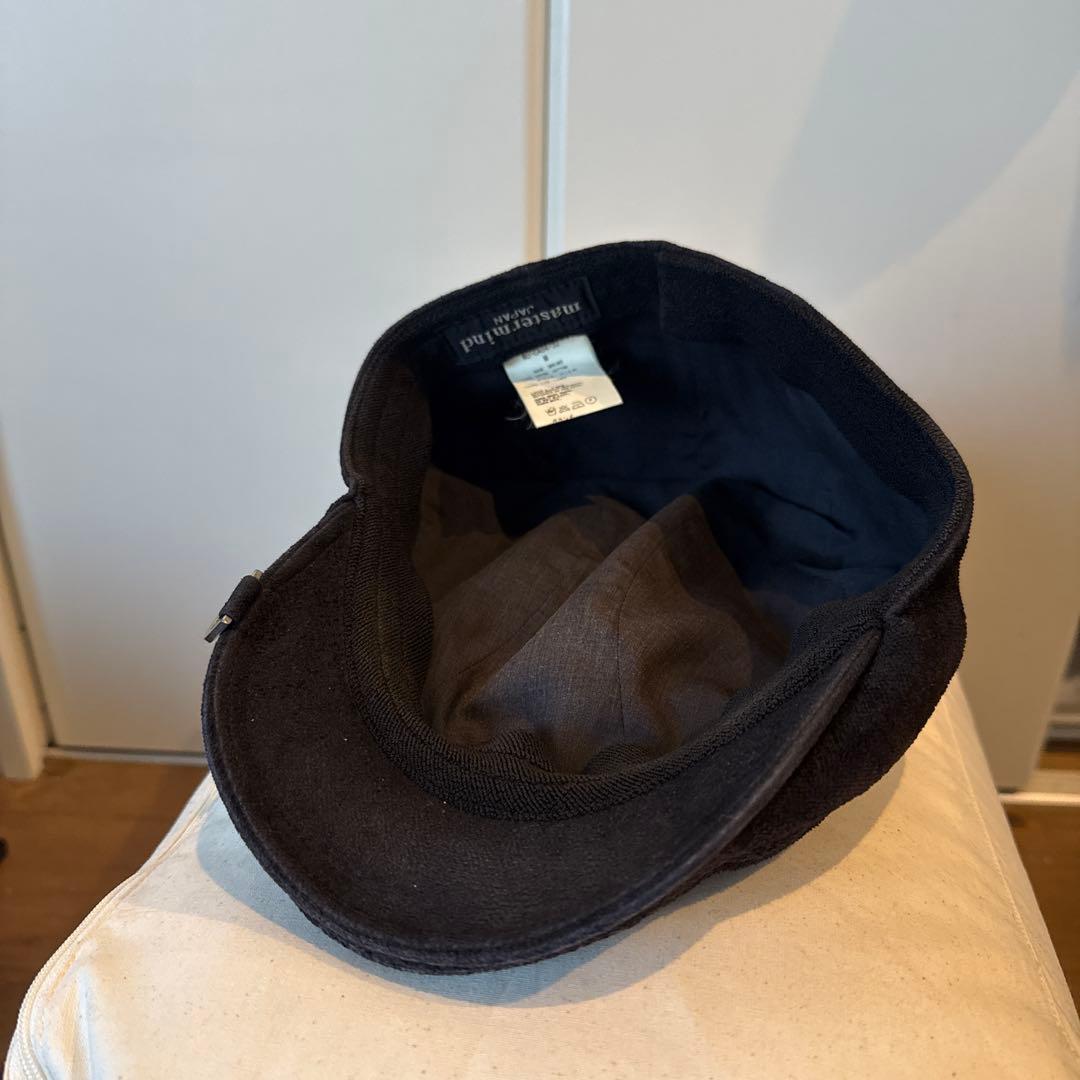 mastermind JAPAN 黒ニット帽 スカルロゴ刺繍