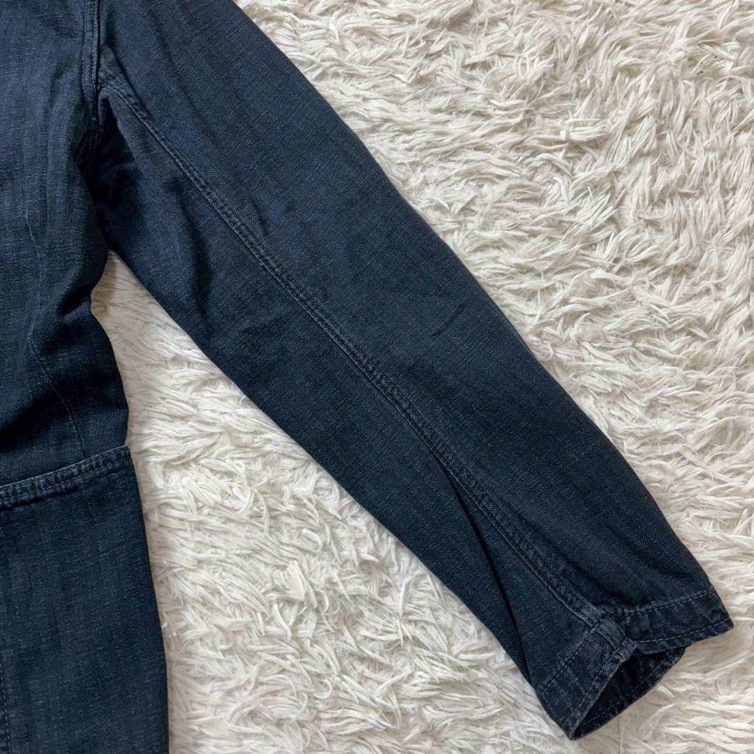 45rpm デニム　テーラードジャケット　インディゴ　アンコン　L相当