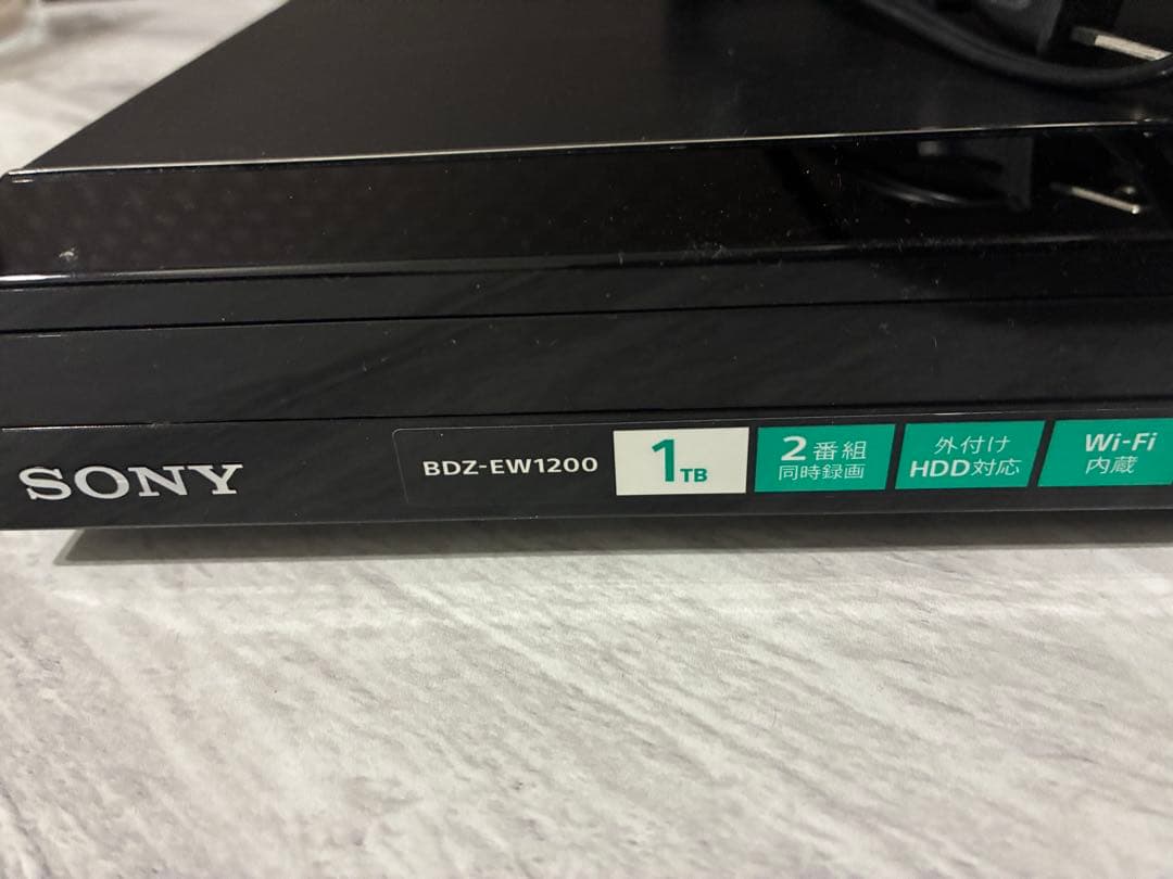 SONY ソニー BDZ-EW1200 ブルーレイレコーダー 1TB