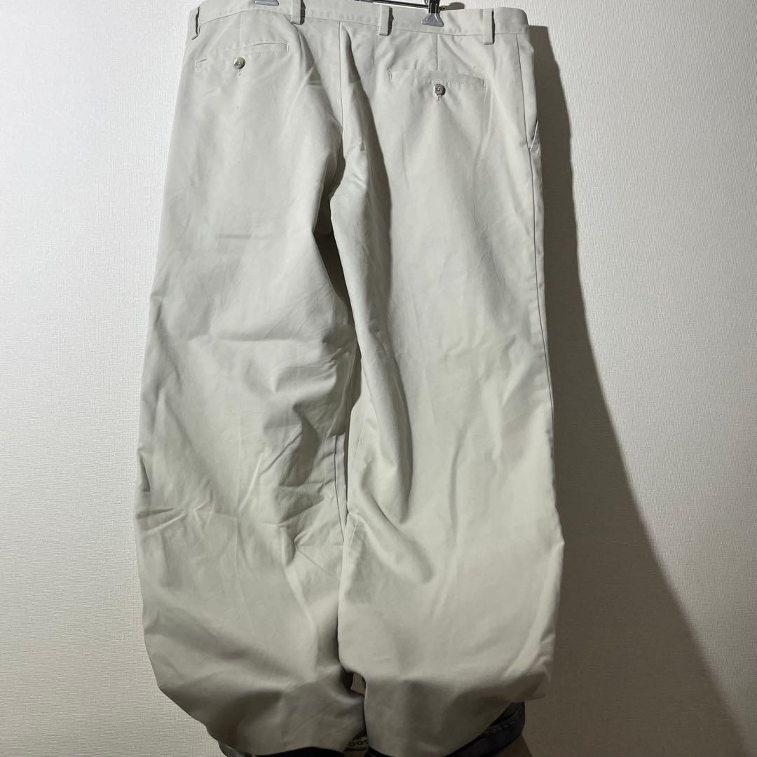さ*様 Dockers 2タック チノパン オフホワイト W38 ワイド 201