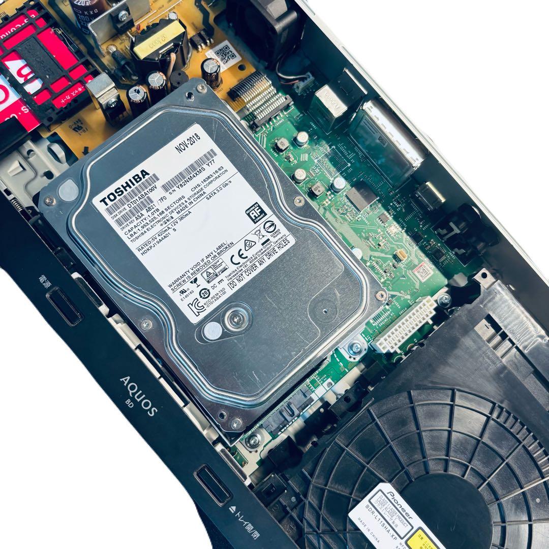 SHARP BD-NW500 1TB 2番組同時録画