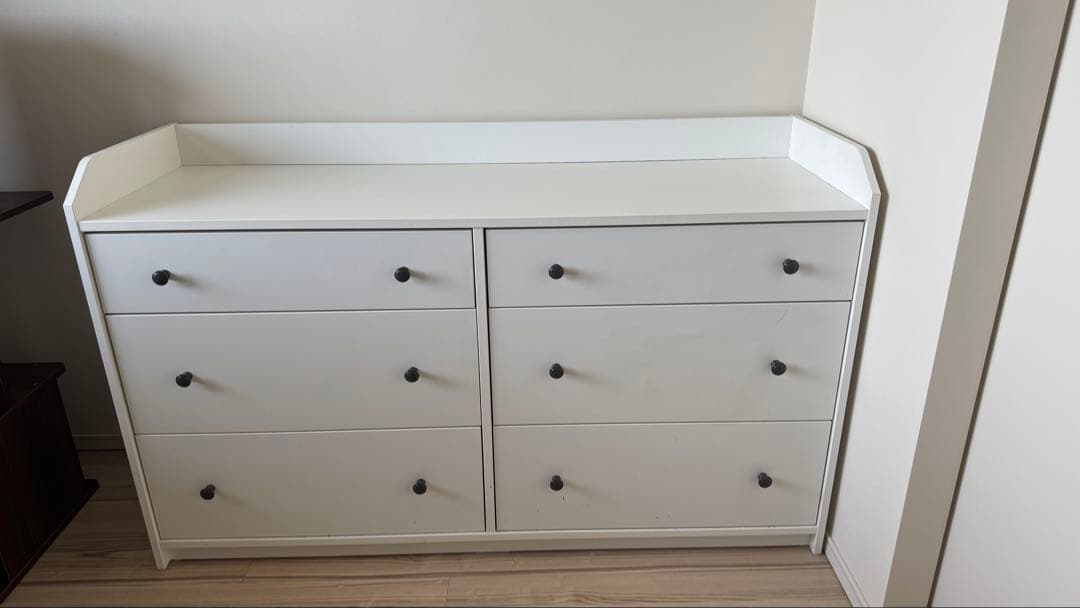 値下げ/7月1日処分予定: IKEA HAUGA チェスト　ホワイト