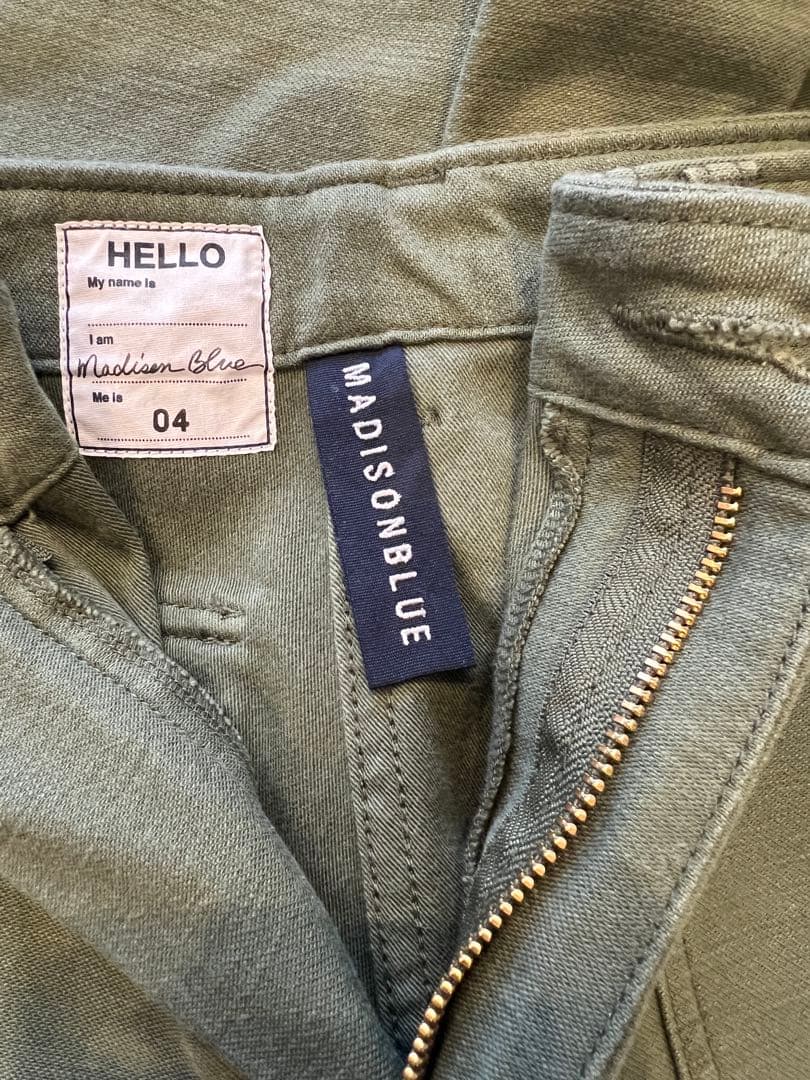 MADISONBLUE オリーブグリーン ワークパンツ 04未使用