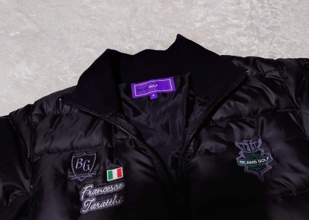 ビームスゴルフ ダウンジャケット 黒 S レディース 超美品