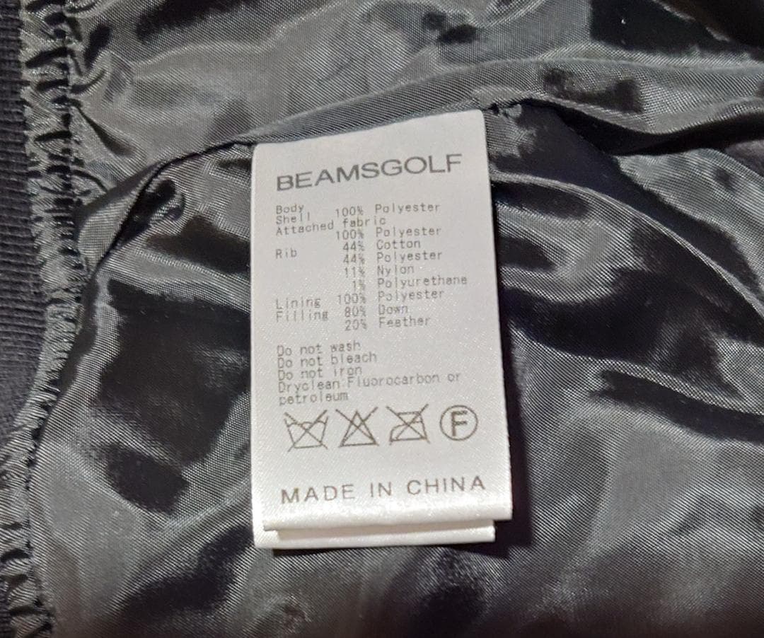 ビームスゴルフ ダウンジャケット 黒 S レディース 超美品