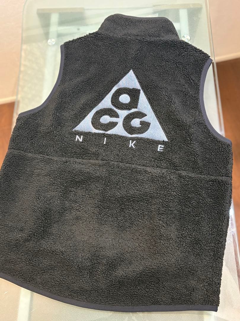 最終価格希少NIKE ACG フリースベスト ブラック Lサイズ