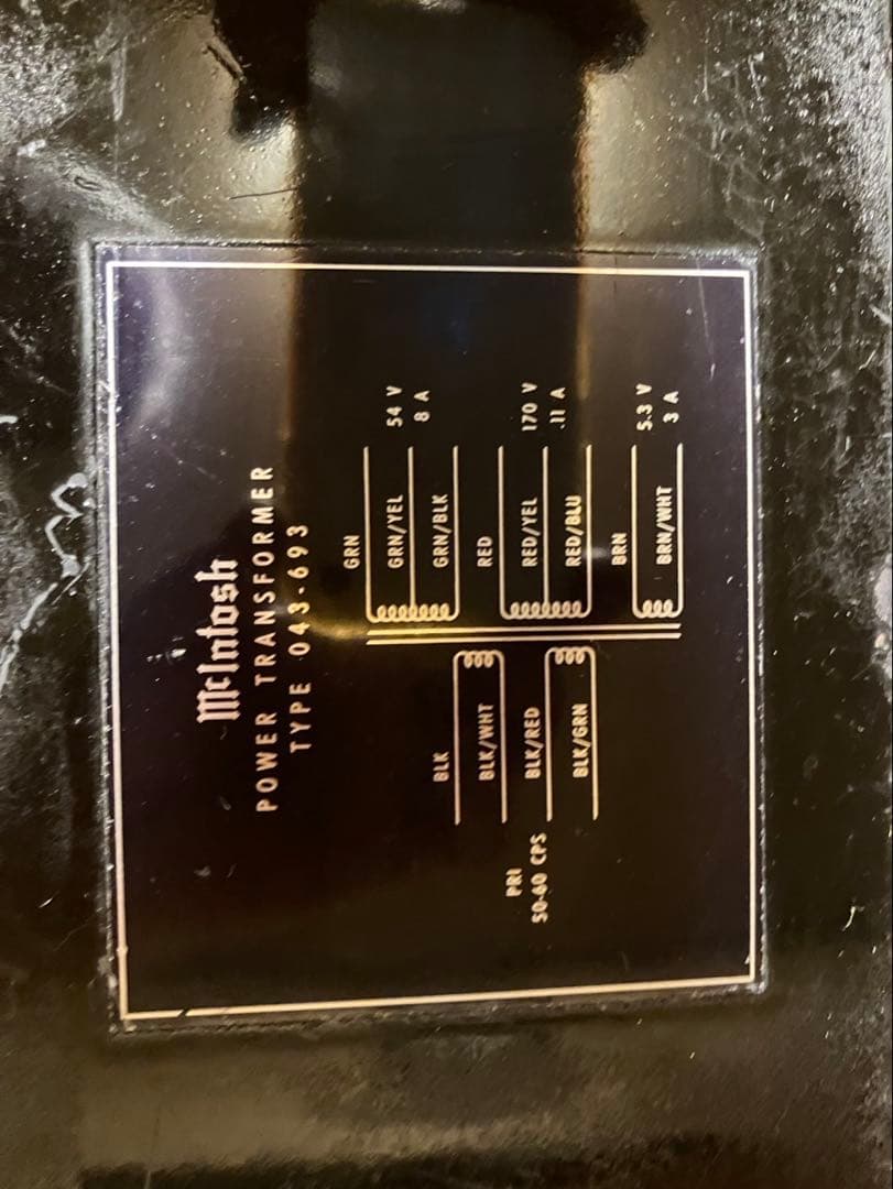 mcintosh MC2100 マッキントッシュ パワーアンプ