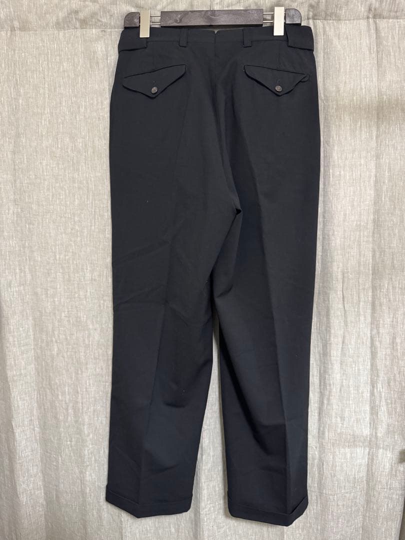 80s ポロラルフローレン ウールギャバジン　スラックス　USA製