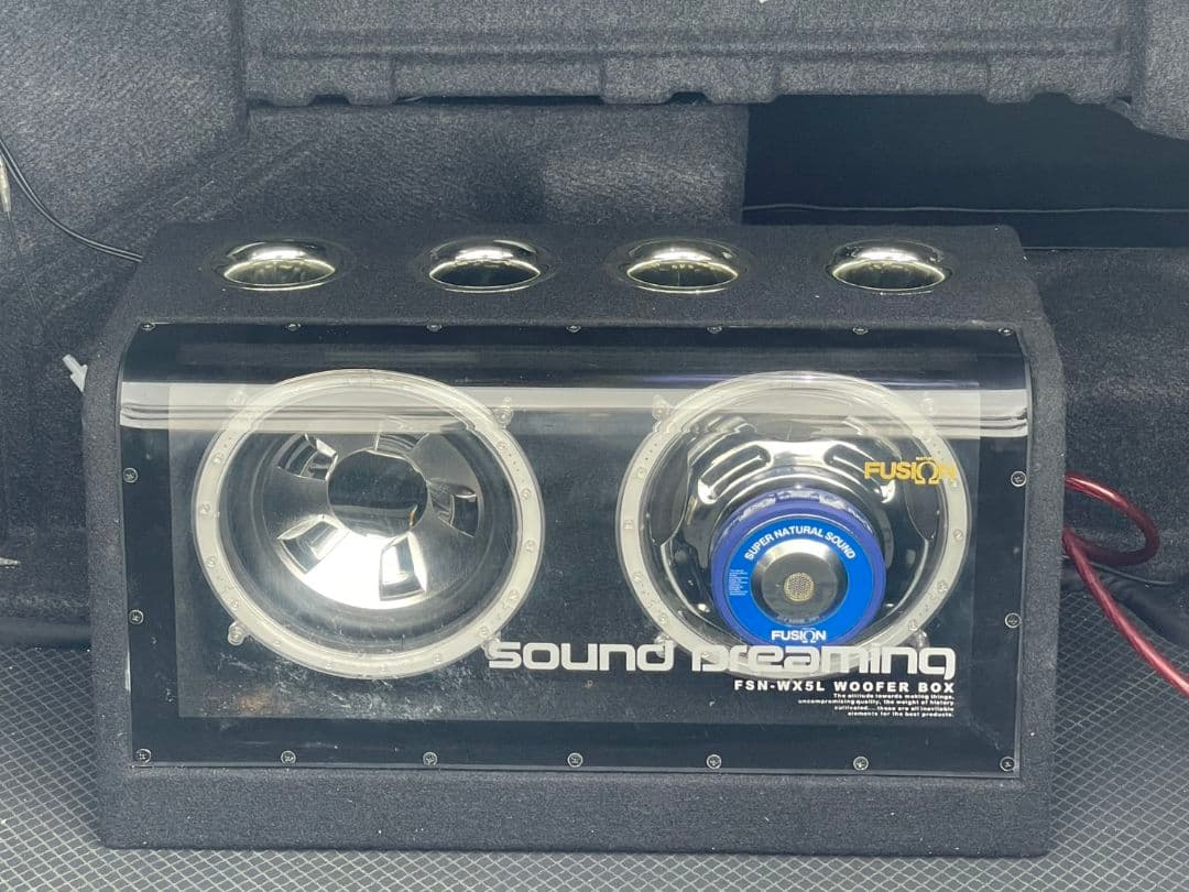 FUSION FSN-WX5L　内蔵アンプウーハー　 (動作確認済み)