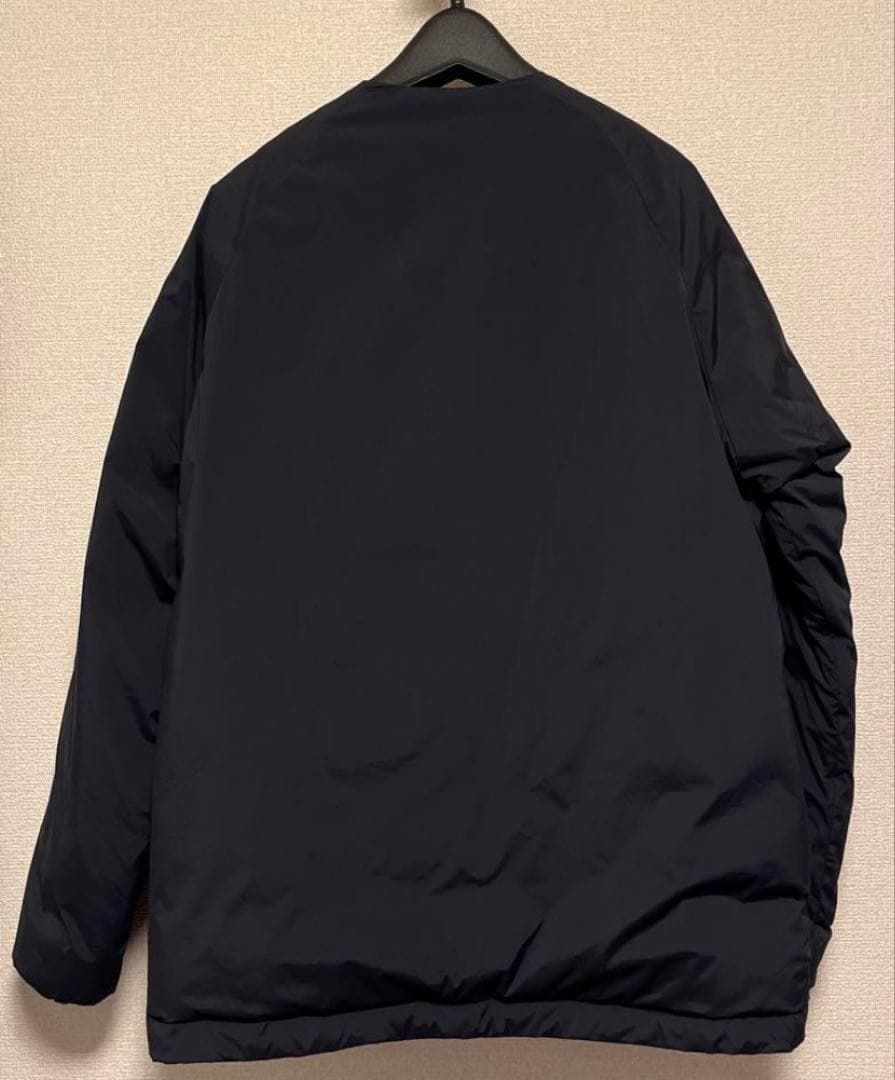 NANGA ノーカラーダウンジャケット M 黒