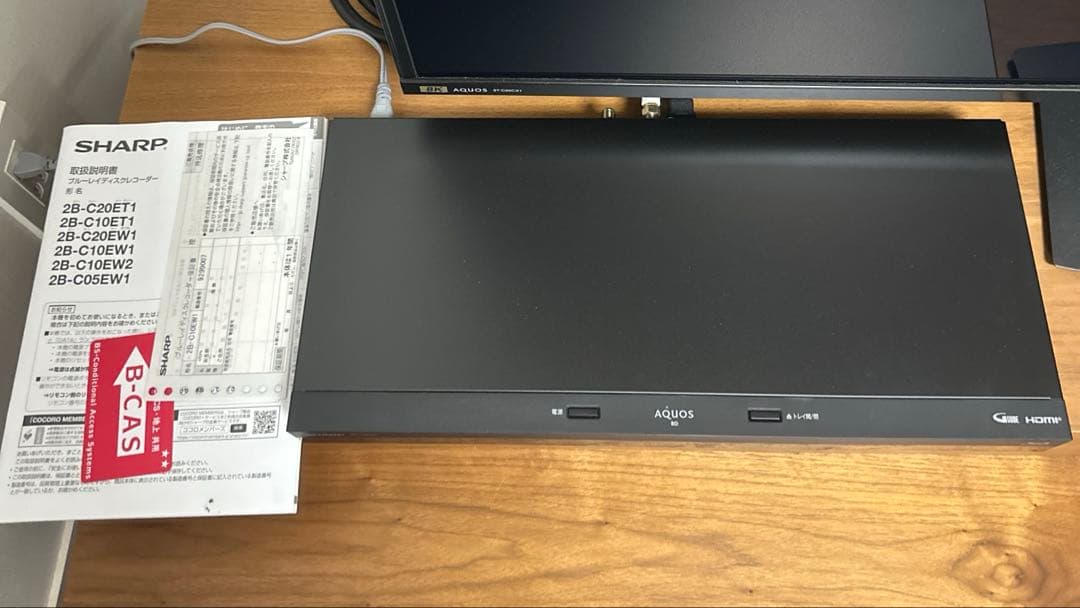 SHARP / シャープAQUOSブルーレイ2B-C10EW1 ブラック1TB