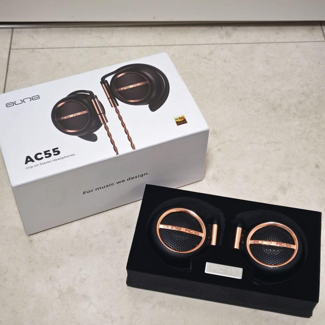 【試聴のみ】aune audio AC55　イヤーフックイヤホン　開放型