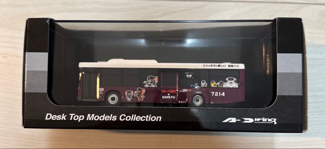 阪急バス　トムとジェリー　1/80 ディスプレイモデル　千里　阪急電車